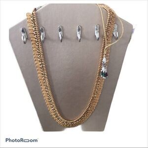 Gold Plated  Bollywood Boho Necklace adjustable